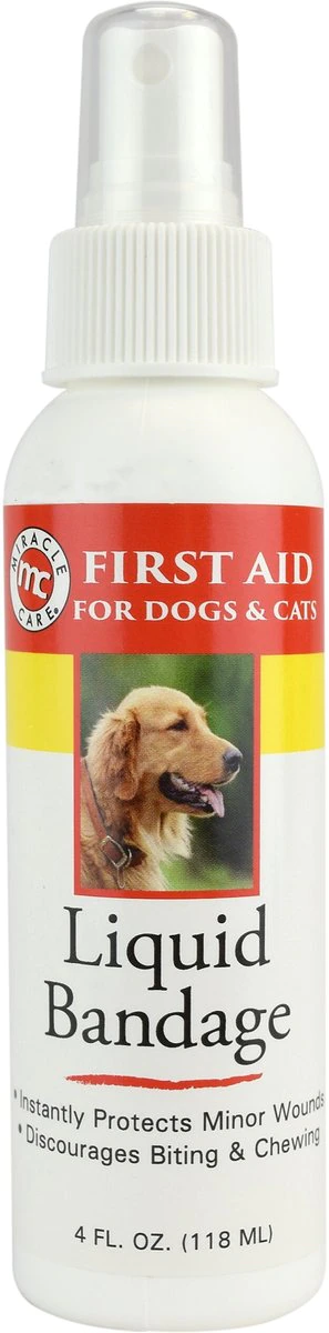 Miracle Care Liquid Bandage Spray for Dogs & Cats