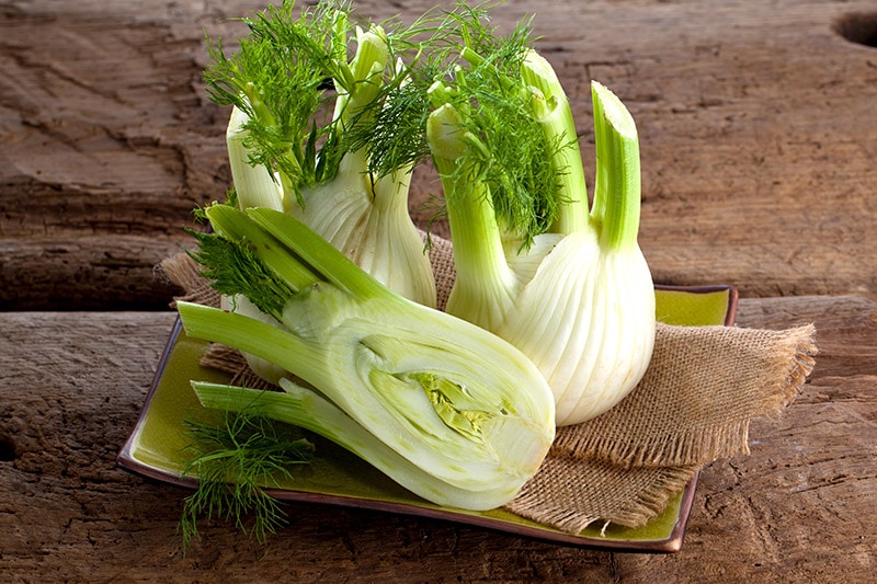 sliced fennels on the table