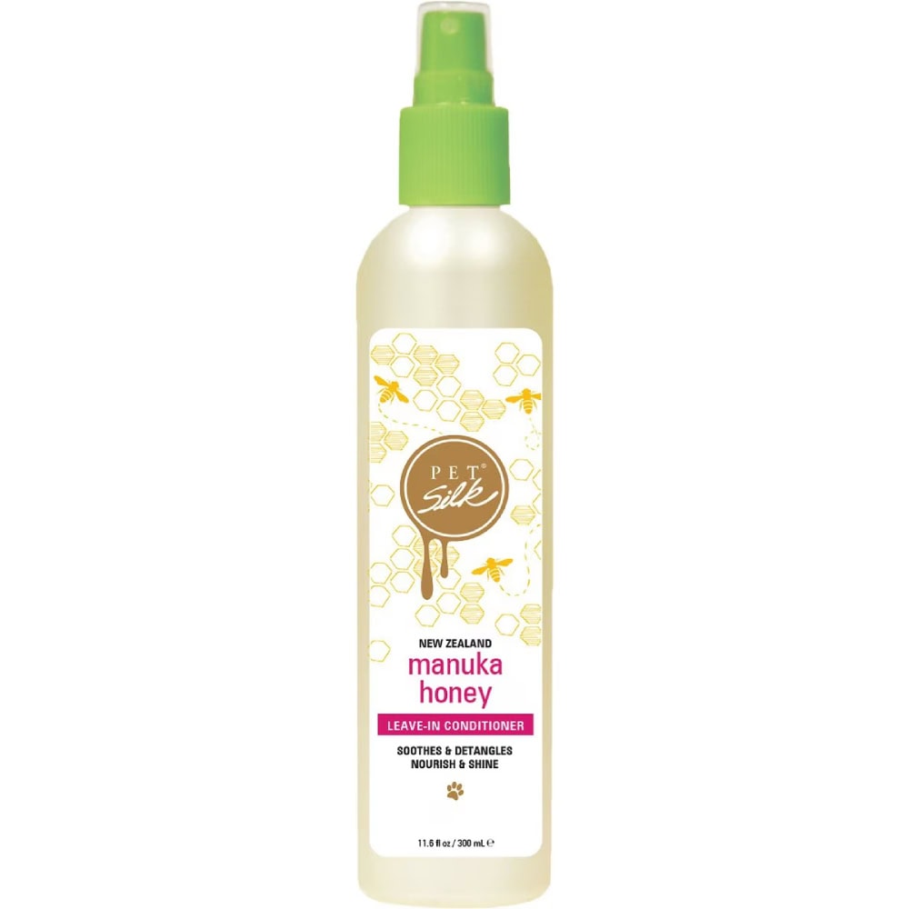 Pet Silk New Zealand Manuka Honey Leave-In Dog & Cat Conditioner