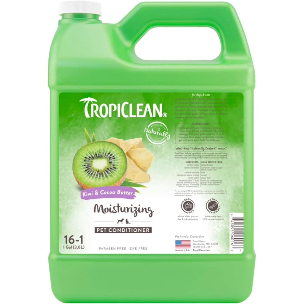 TropiClean Kiwi & Coco Butter Moisturizing Dog Conditioner