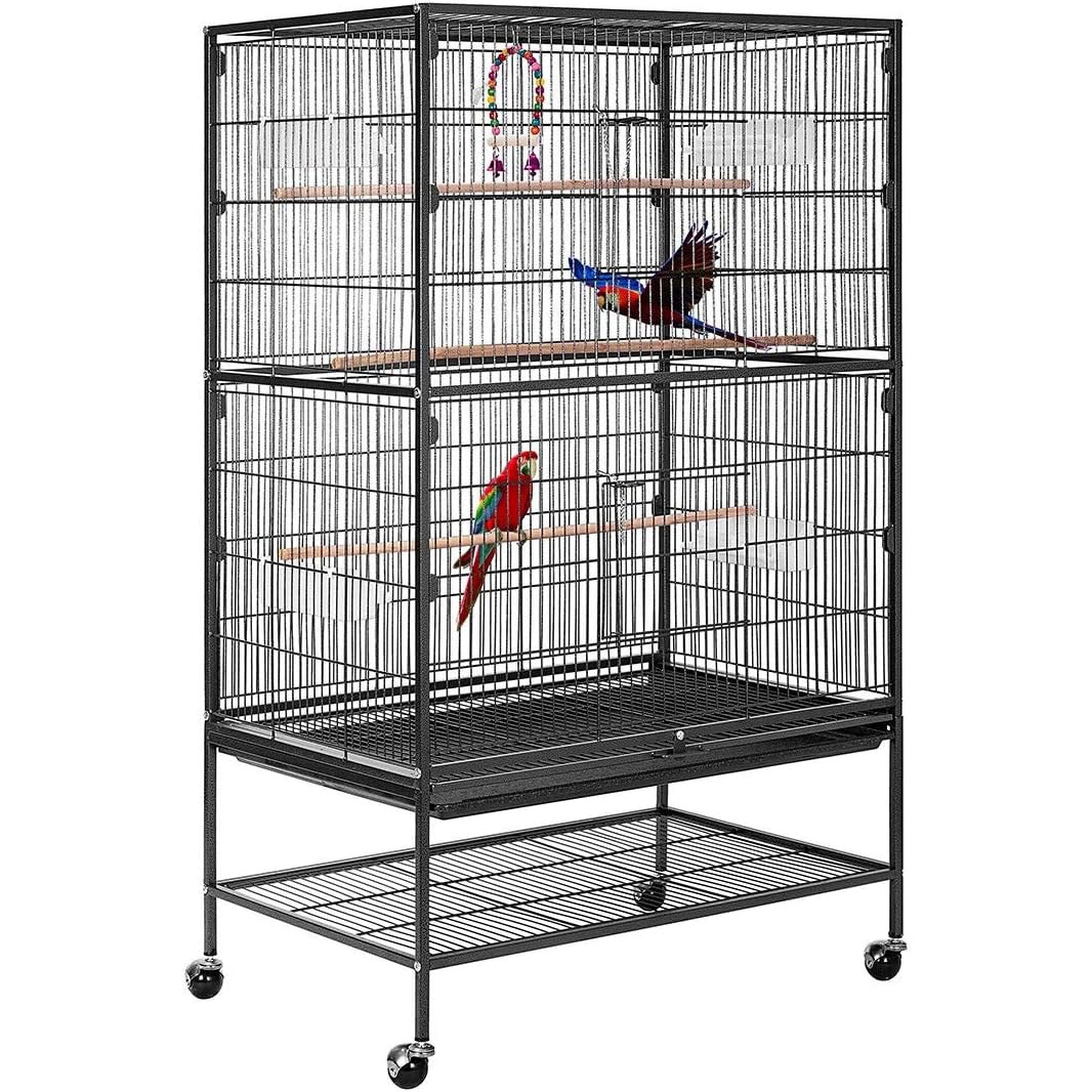 VIVOHOME 53 Inch Wrought Iron Large Bird Cage