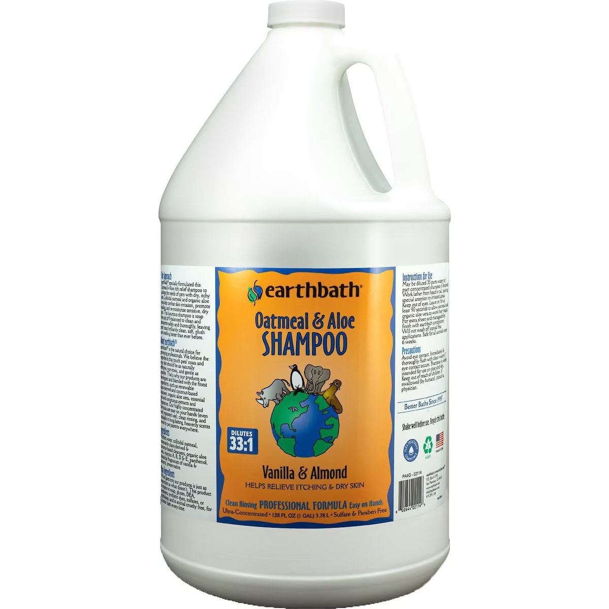 Earthbath Oatmeal & Aloe Dog & Cat Shampoo