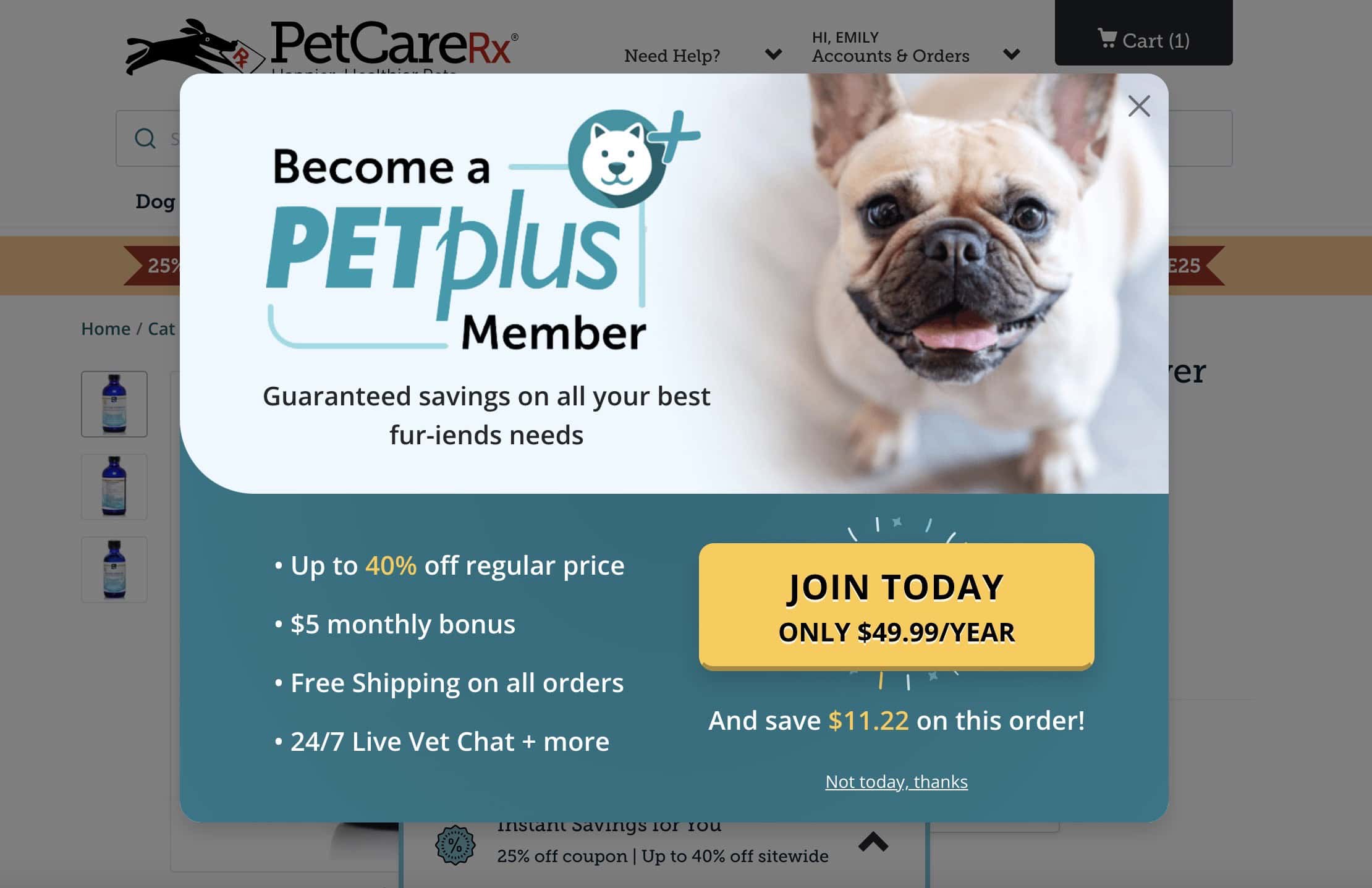 PetPlus Membership information