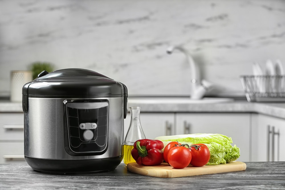 Crockpot in a kitchen