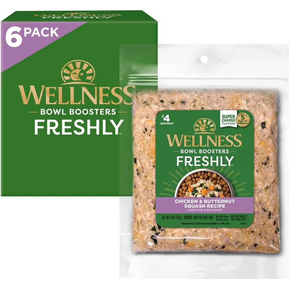 Wellness Bowl Boosters Freshly Frozen Fresh Chicken & Butternut Squash Dog Food