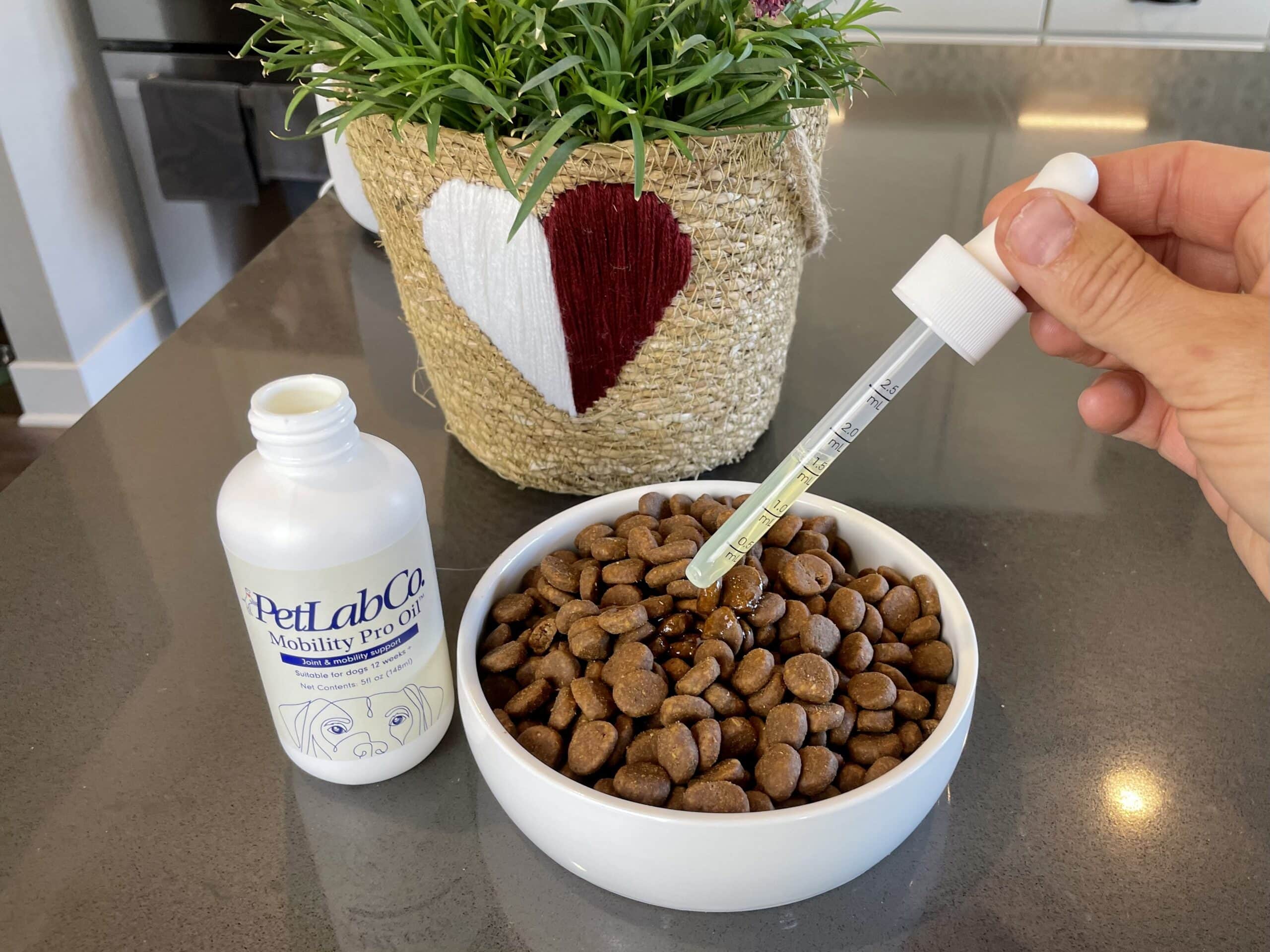 PetLabCo joint products add into dog food