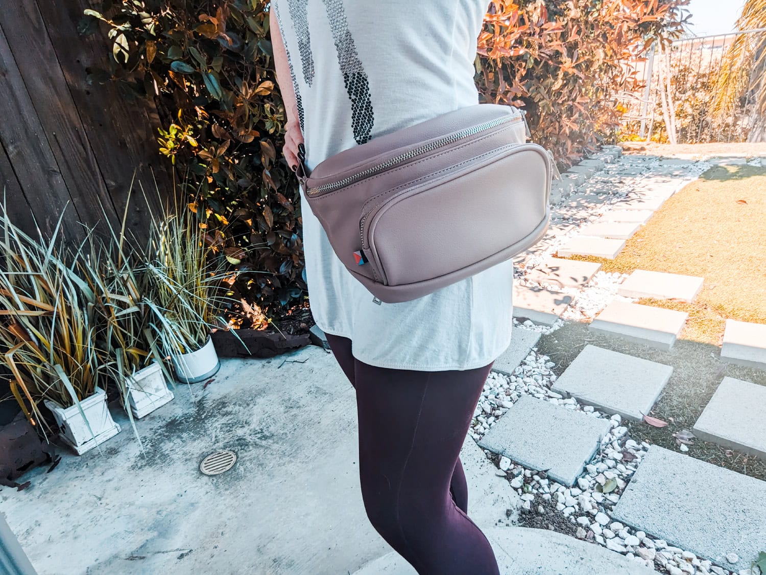 Kibou Dog Walking Bag - bag worn on hip