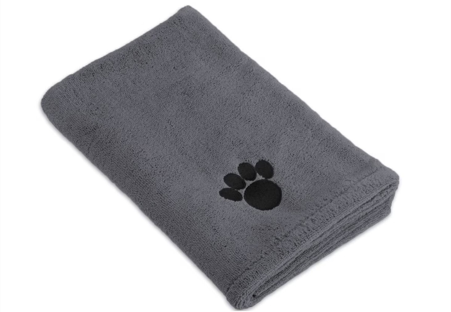 Bone Dry Embroidered Paw Print Microfiber Bath Towel New 2024 cropped