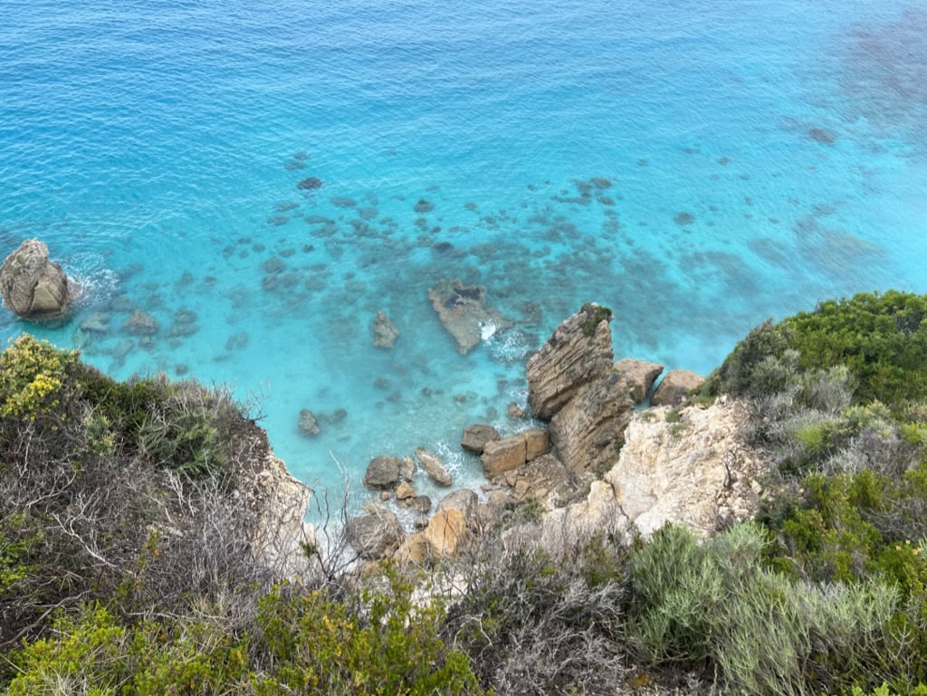 Kefalonia rocky beach