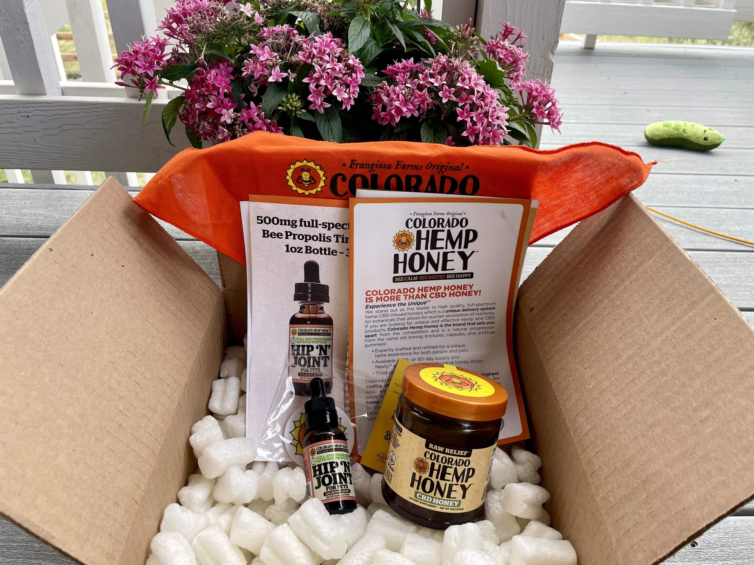 Colorado Hemp Honey CBD Pet Tincture in box