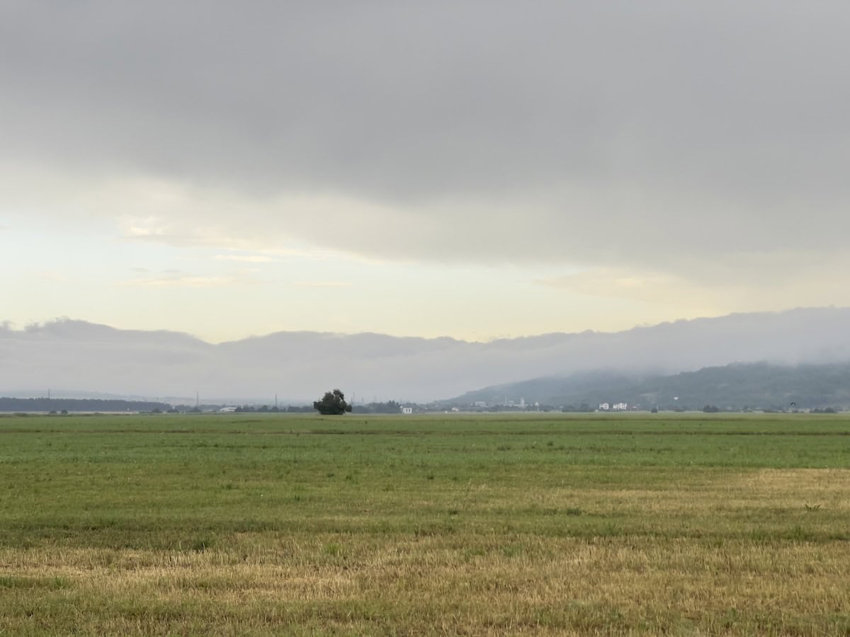 The storm clouds approaching Dr. Maja's farm...