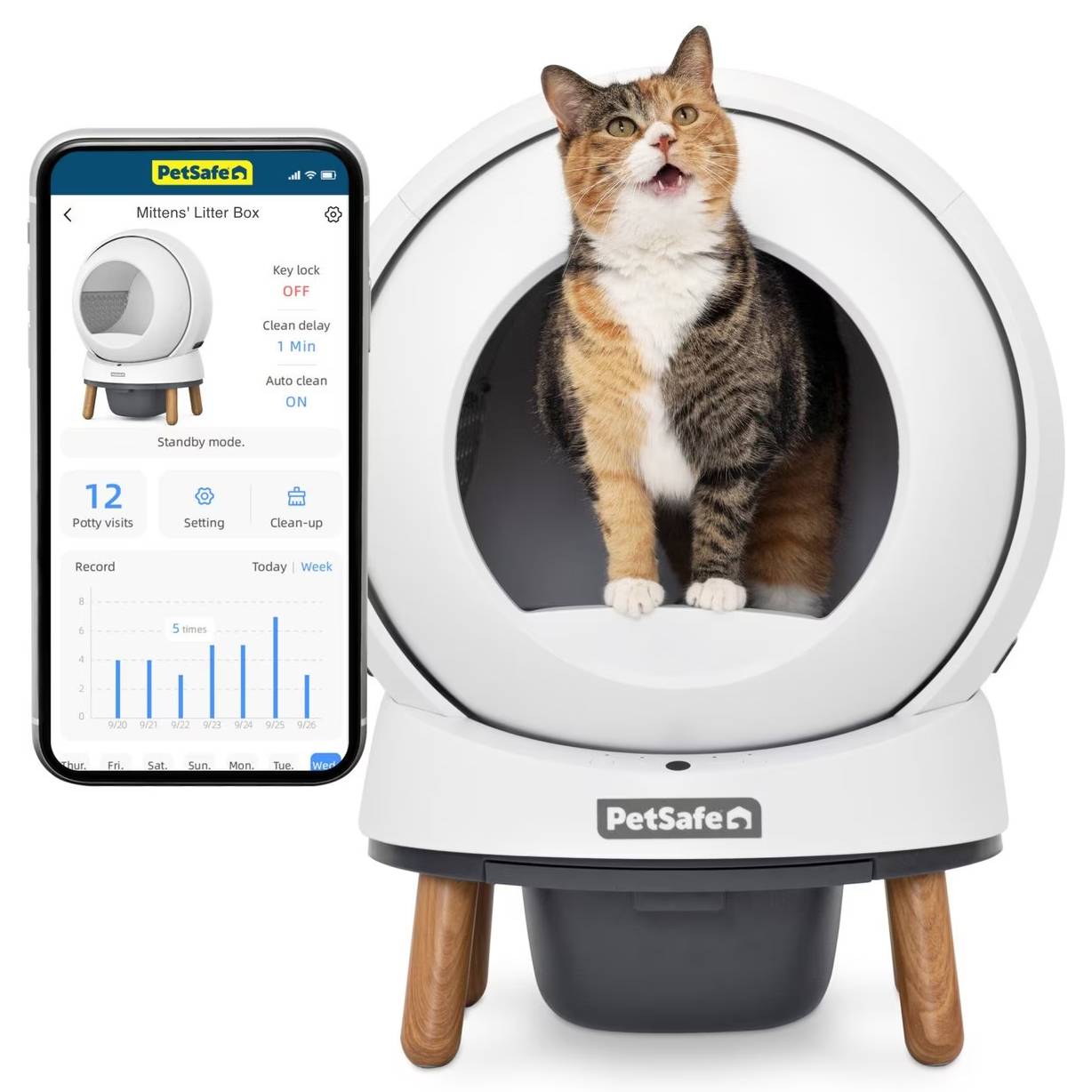 PetSafe ScoopFree SmartSpin Self-Cleaning Cat Litter Box