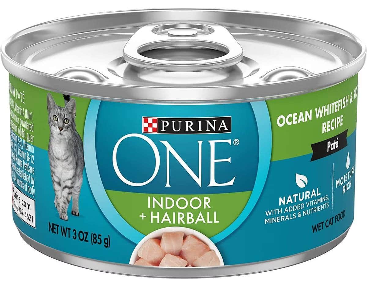Purina ONE Indoor Advantage High Protein Ocean Whitefish & Rice Wet Cat Food