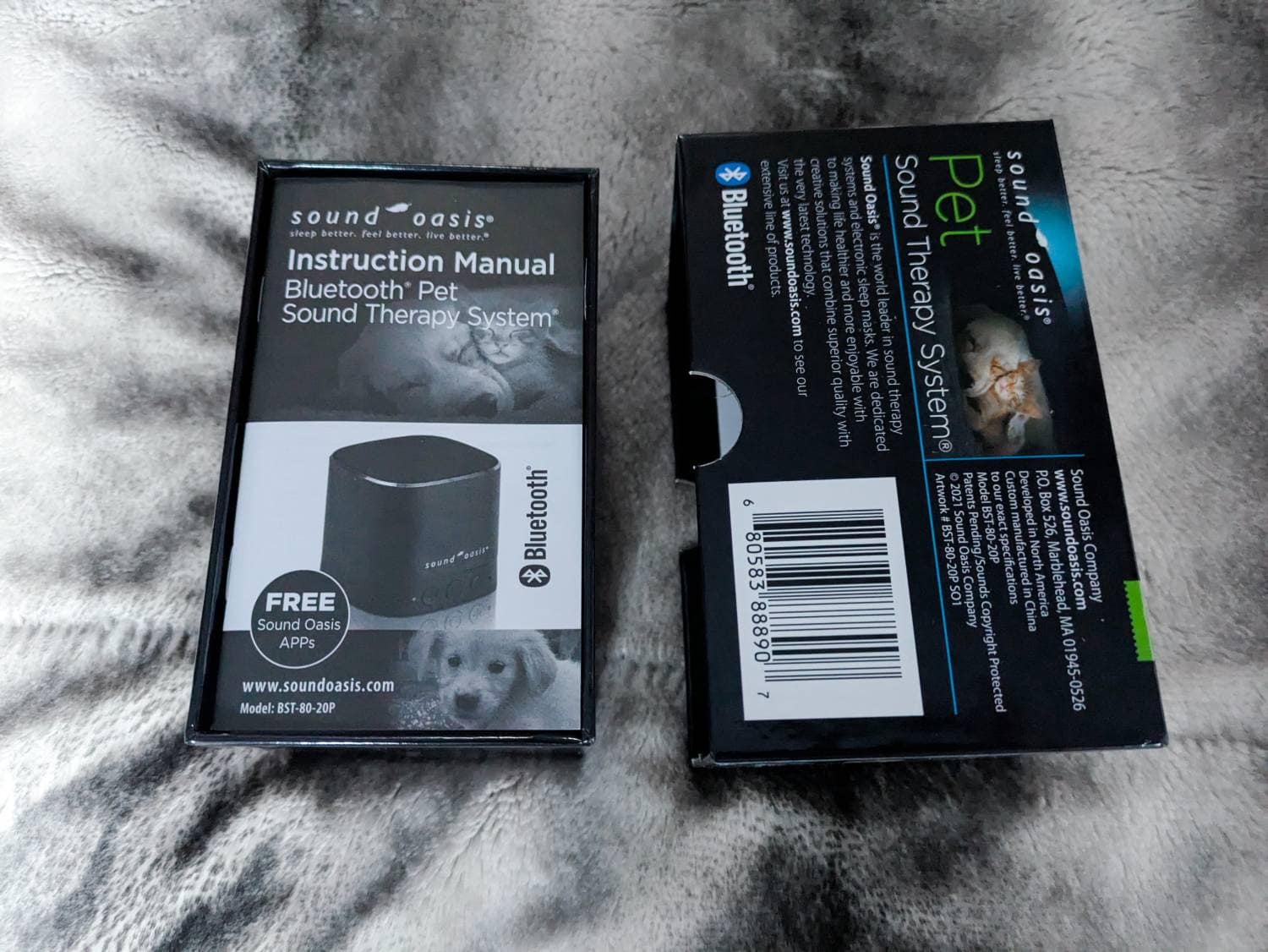 Sound Oasis Pet Sound Therapy System Review - manual