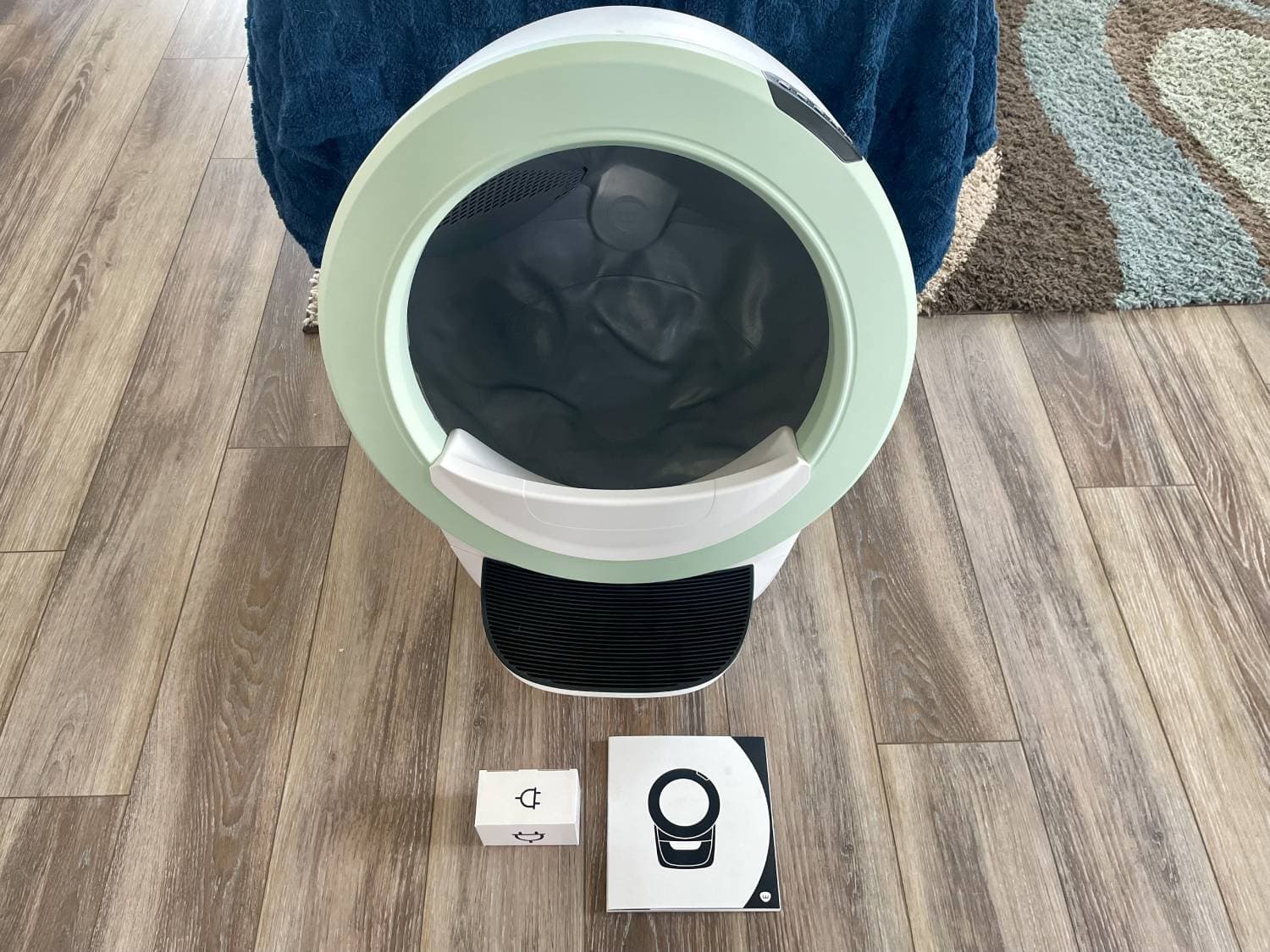 Litter-Robot 4 Review 2025 - close up of product