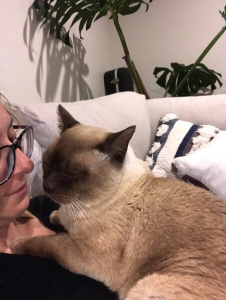 Never able to get close enough to Mom's face