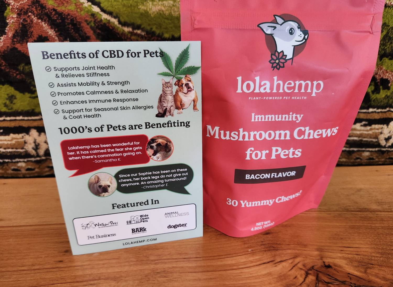 Lolahemp Immunity Mushroom Chews Review - Benefits of CBD